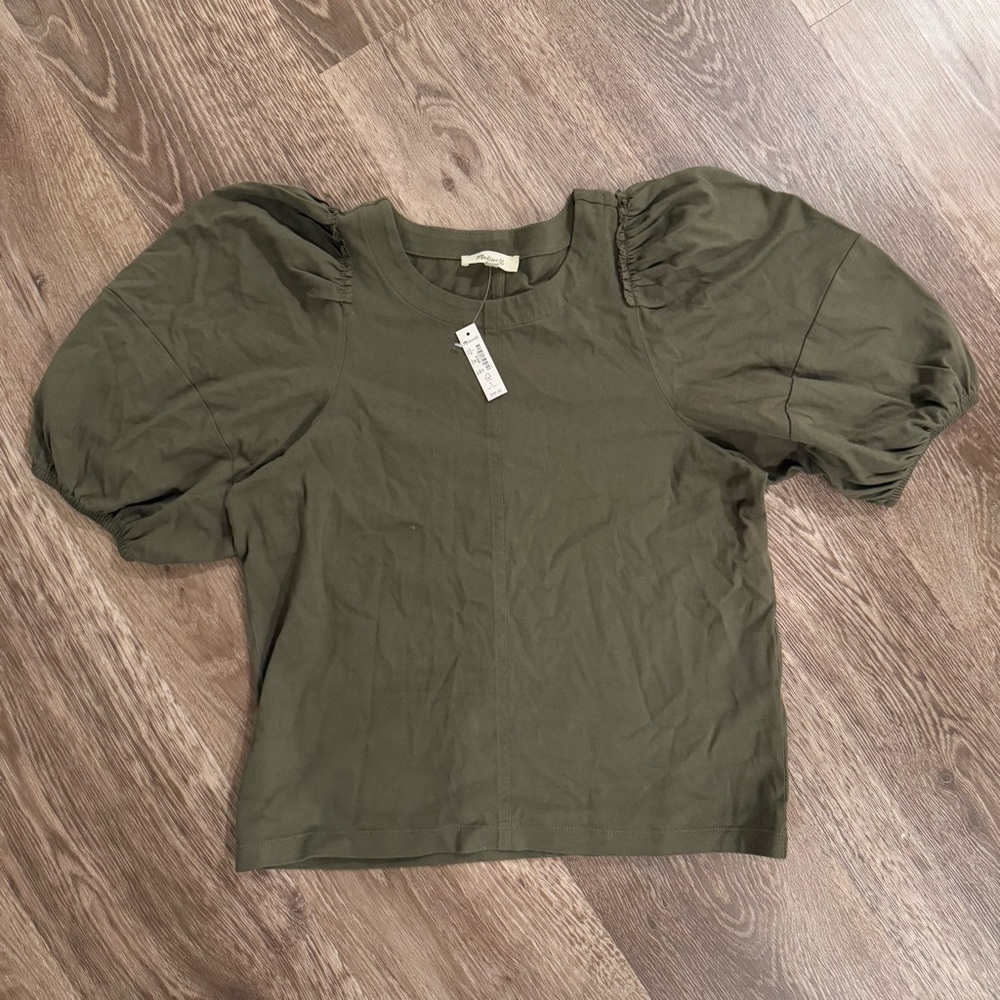 NWT Madewell Puff-Sleeve Tee - Picture 4 of 5